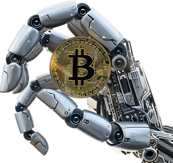 robot-hand-holding-gold-btc